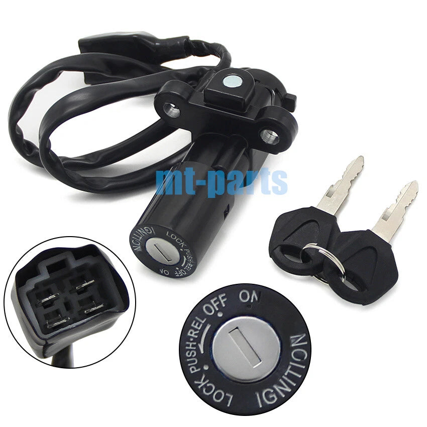 Fuel Gas Cap Ignition Key Switch Seat Lock Set for Yamaha YZF R25 R3 (2015-18)