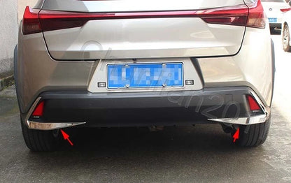 ABS Rear Tail Fog Light Eyelid Cover Trim for Lexus UX 200 250h (2019-2023)