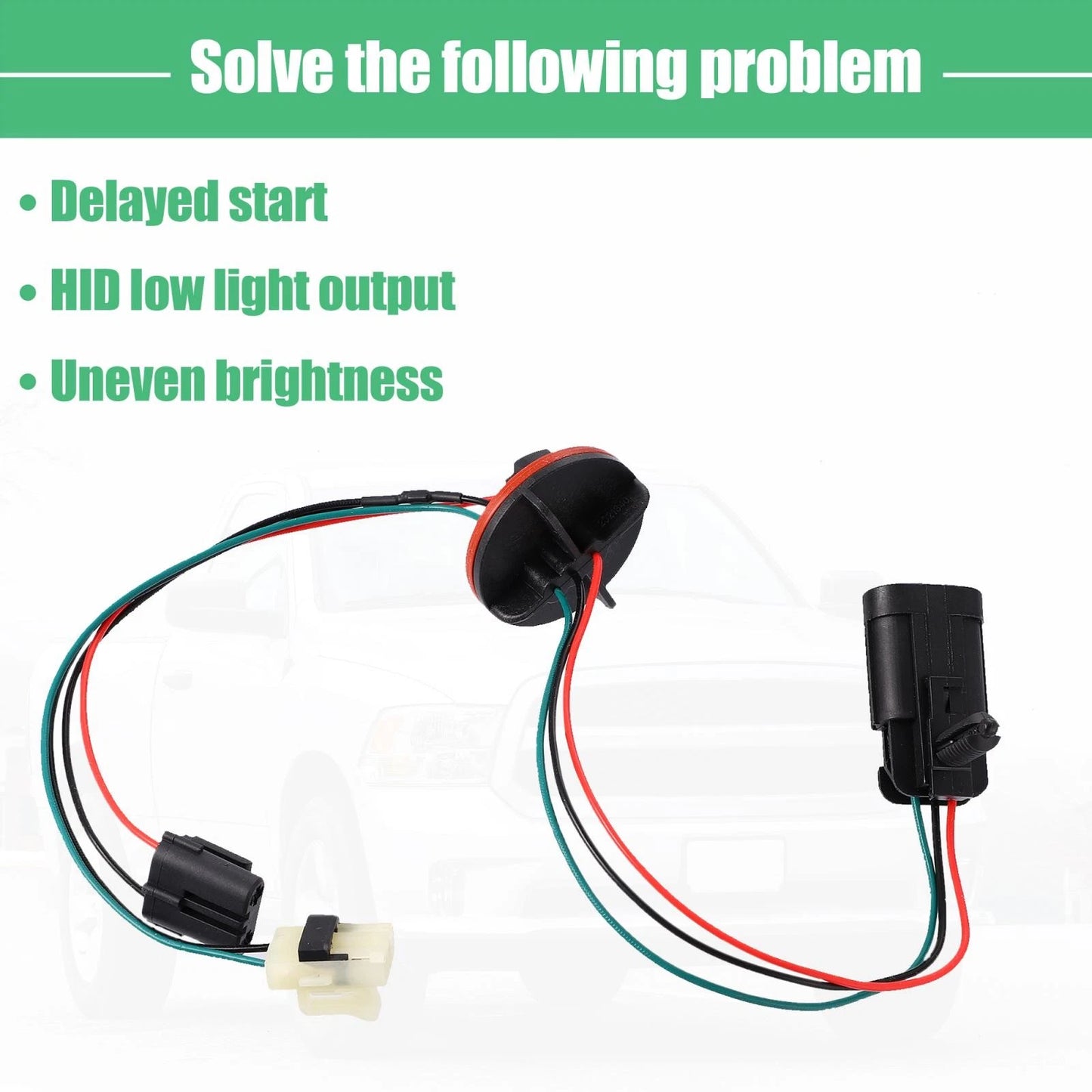 Headlight Lamp Wiring Harness for Dodge Ram 1500 2500 3500 4500
