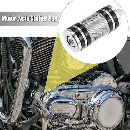 2pcs Motorbike Shifter Peg Shift Lever Foot Pegs Chrome for Harley Davidson