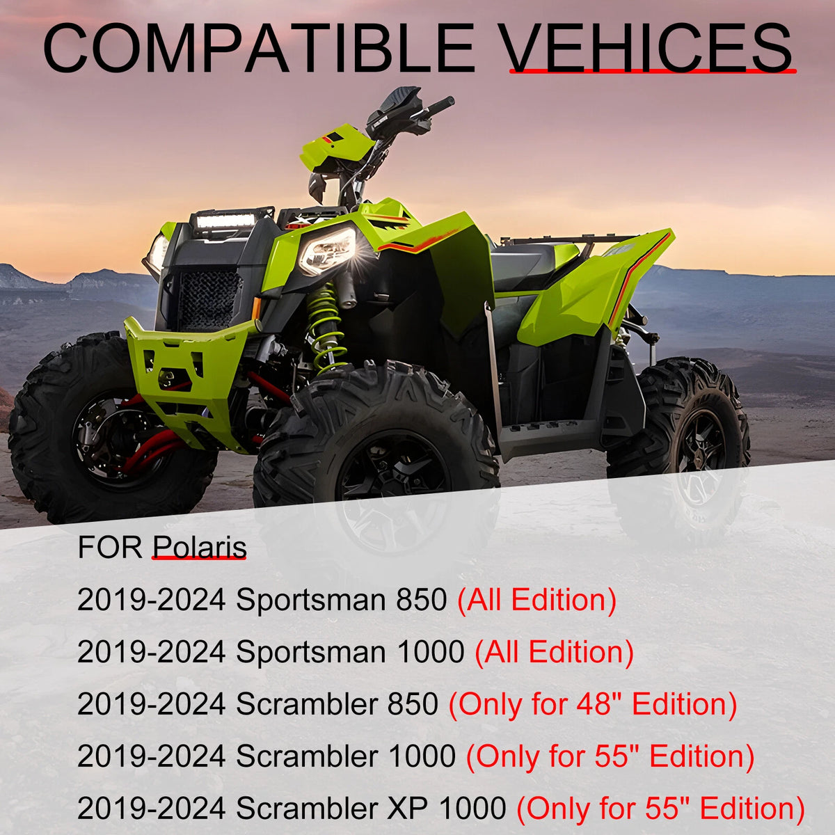 Gear Position 2Pin Rotary Switch for Polaris Sportsman XP1000 (2014–2018)