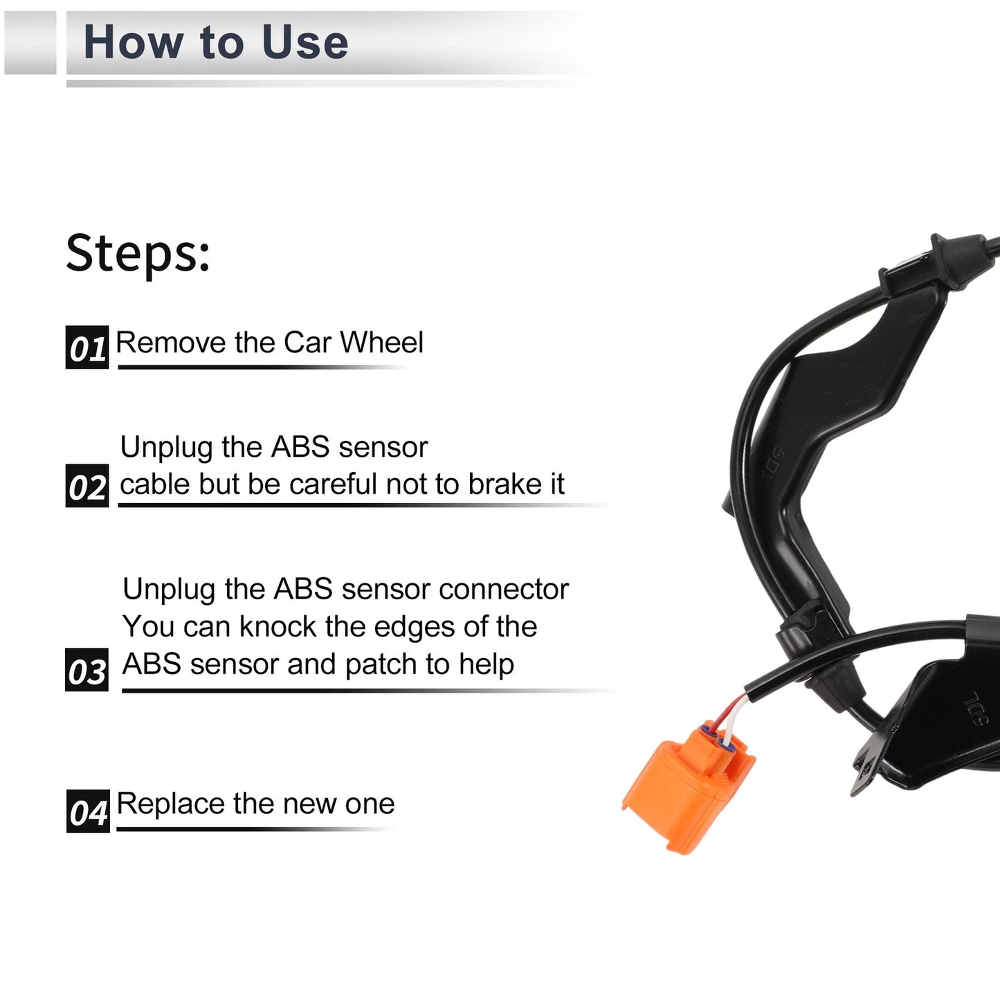 ABS Wheel Speed Sensor for Honda Civic L4 (2006-2011)