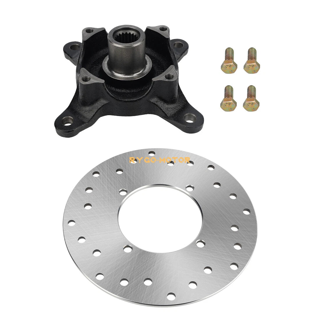 Rear Left Wheel Hub & Brake Disc Rotor for Polaris Magnum 325 RMK (2001–2002)