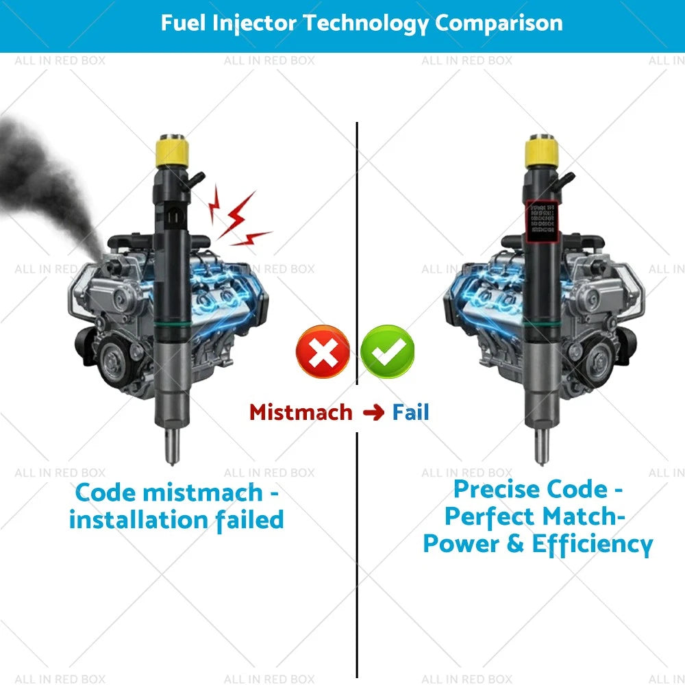4x Diesel Injectors for SsangYong Kyron, Rexton (2005-2015)