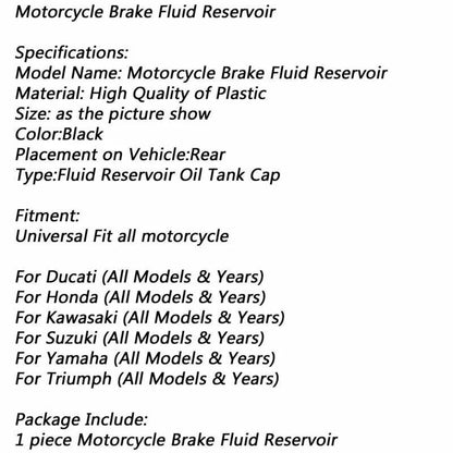 Rear Brake Fluid Reservoir for Motorcycle F2