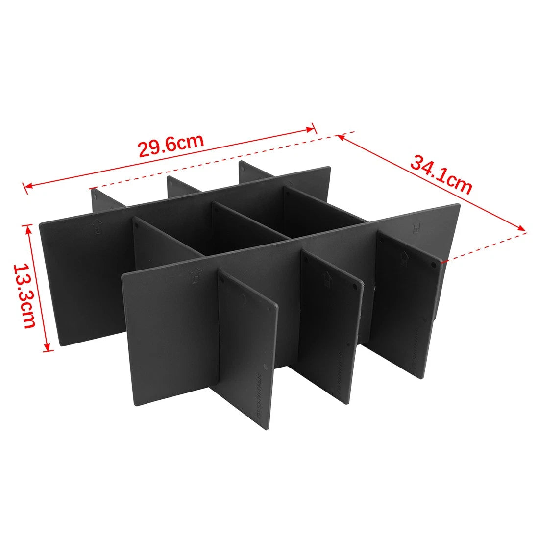 Black Center Console Organizer Armrest Storage Divider for Toyota Tundra (2014-2019)