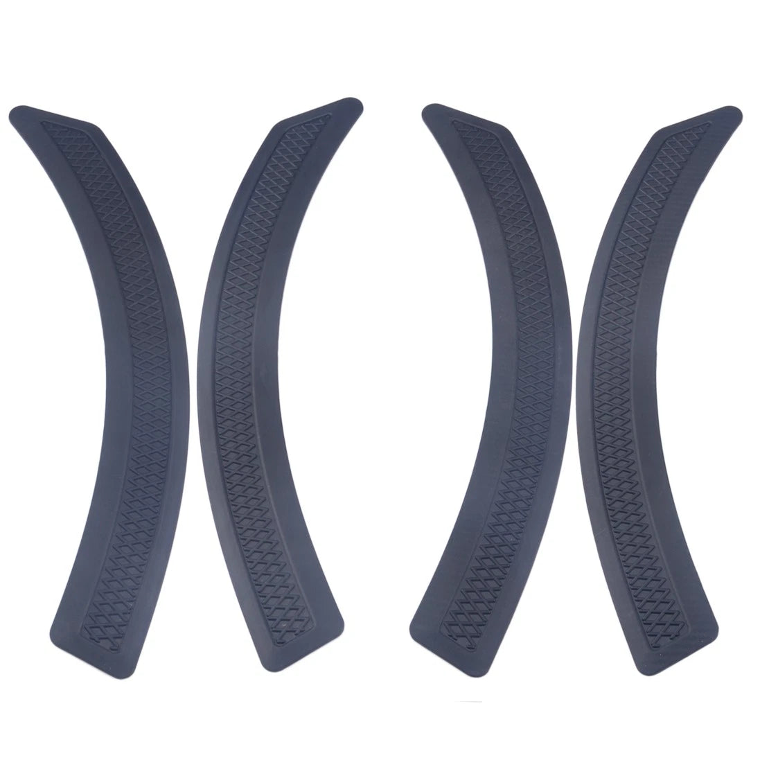 2 x Black Mesh Front Fender Side Vent Grill Covers for Mitsubishi Lancer (2008-2015)