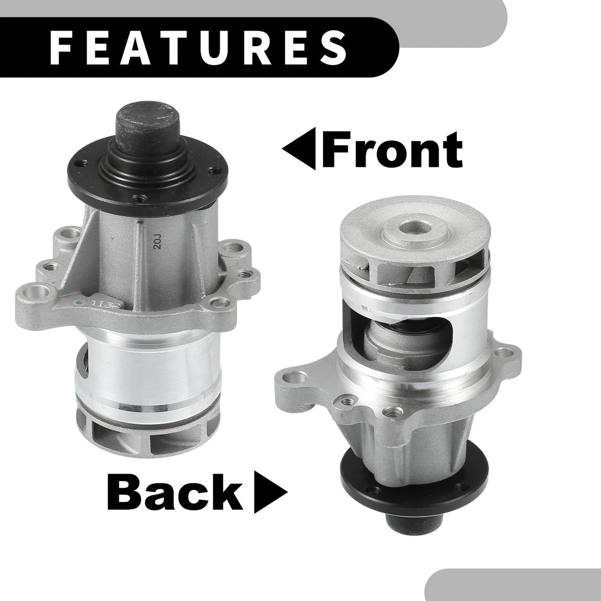 Water Pump for BMW 318I, 318IS (1991-1999) with Rubber Ring Kit