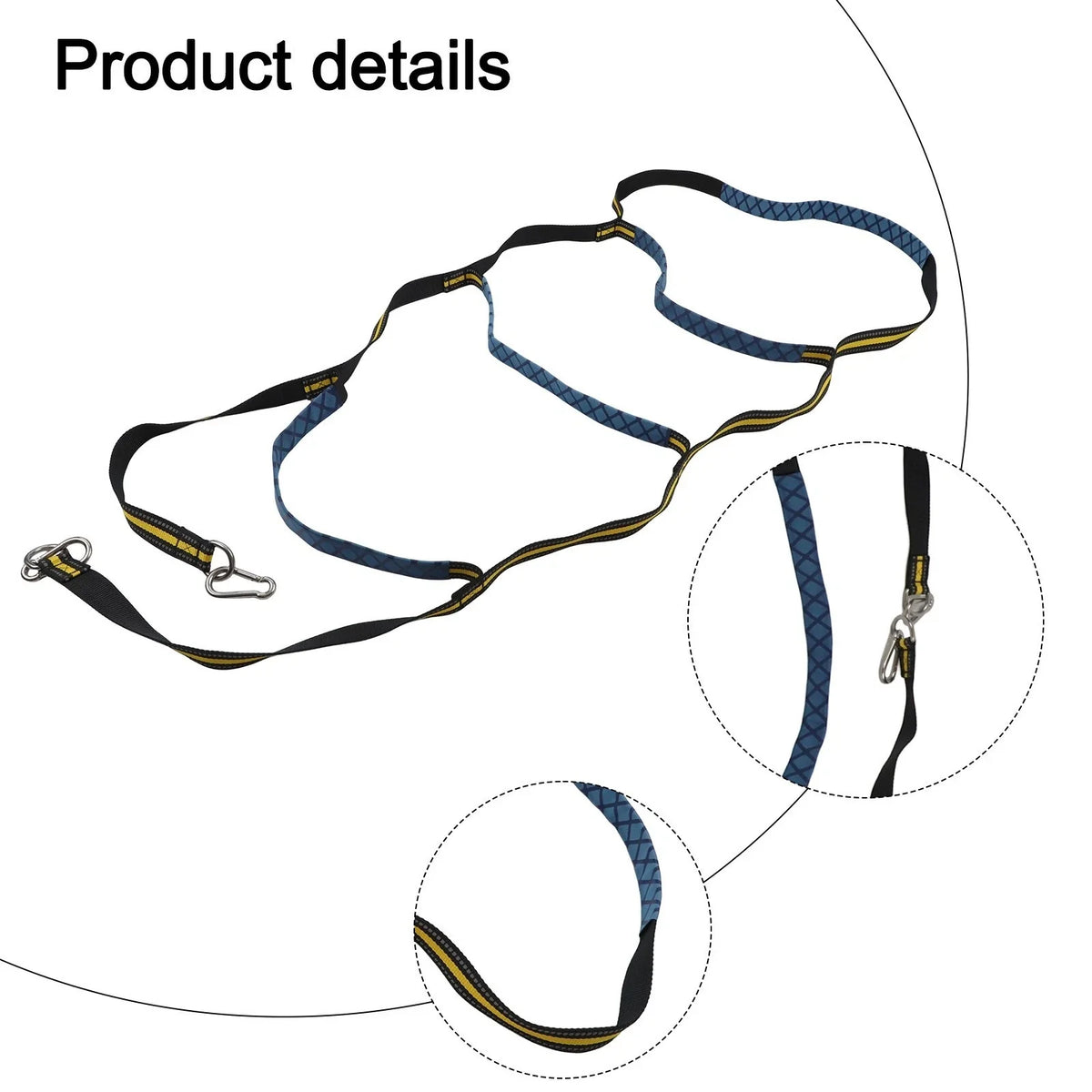 Portable Fishing Rope Ladder for Inflatable Boats
