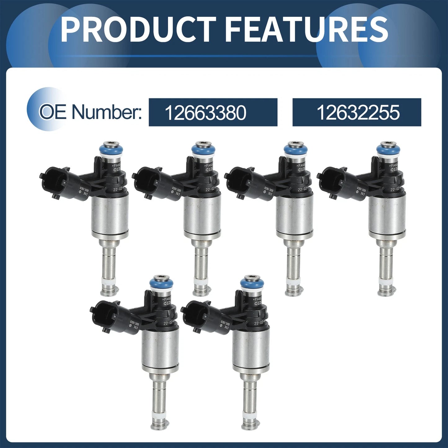 6 x Fuel Injector 3.6L for Chevy Traverse (2009-2016)