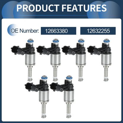 6 x Fuel Injector 3.6L for Chevy Traverse (2009-2016)