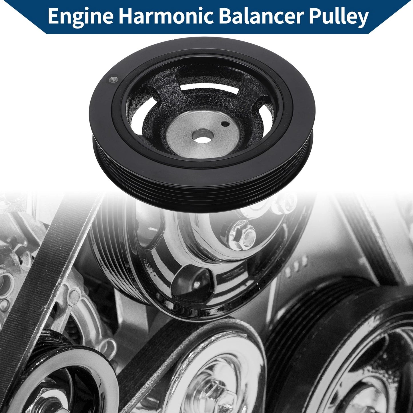 Harmonic Balancer Crank Pulley for Hyundai Santa (2010-2012)