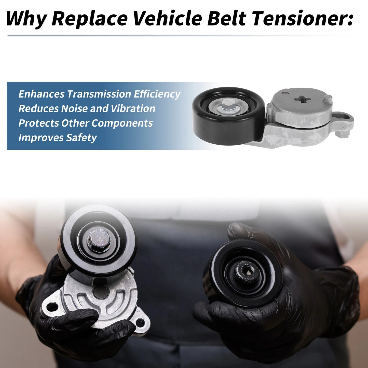 Belt Tensioner for Toyota Highlander (2009-2019) - Metal 1 Pc
