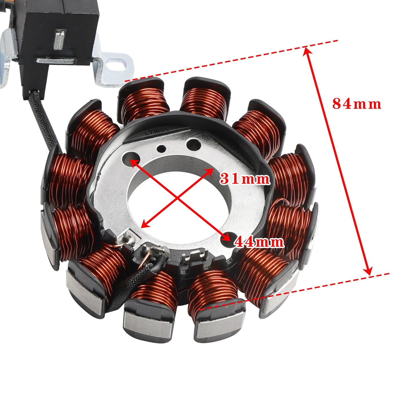 Stator Alternator for Piaggio Fly, Zip, ET4, LX 50, Aprilia Sportcity 50 (2001-2015)