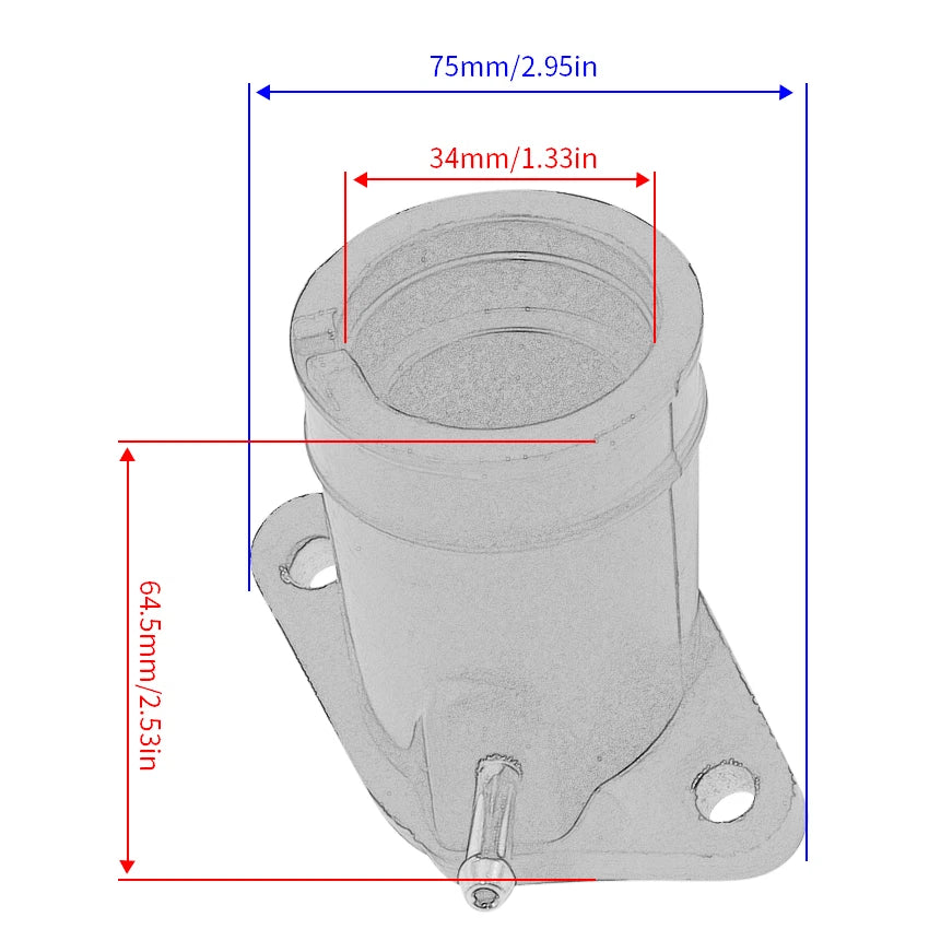 Carburetor Intake Manifold Boot for Yamaha TT-R 125
