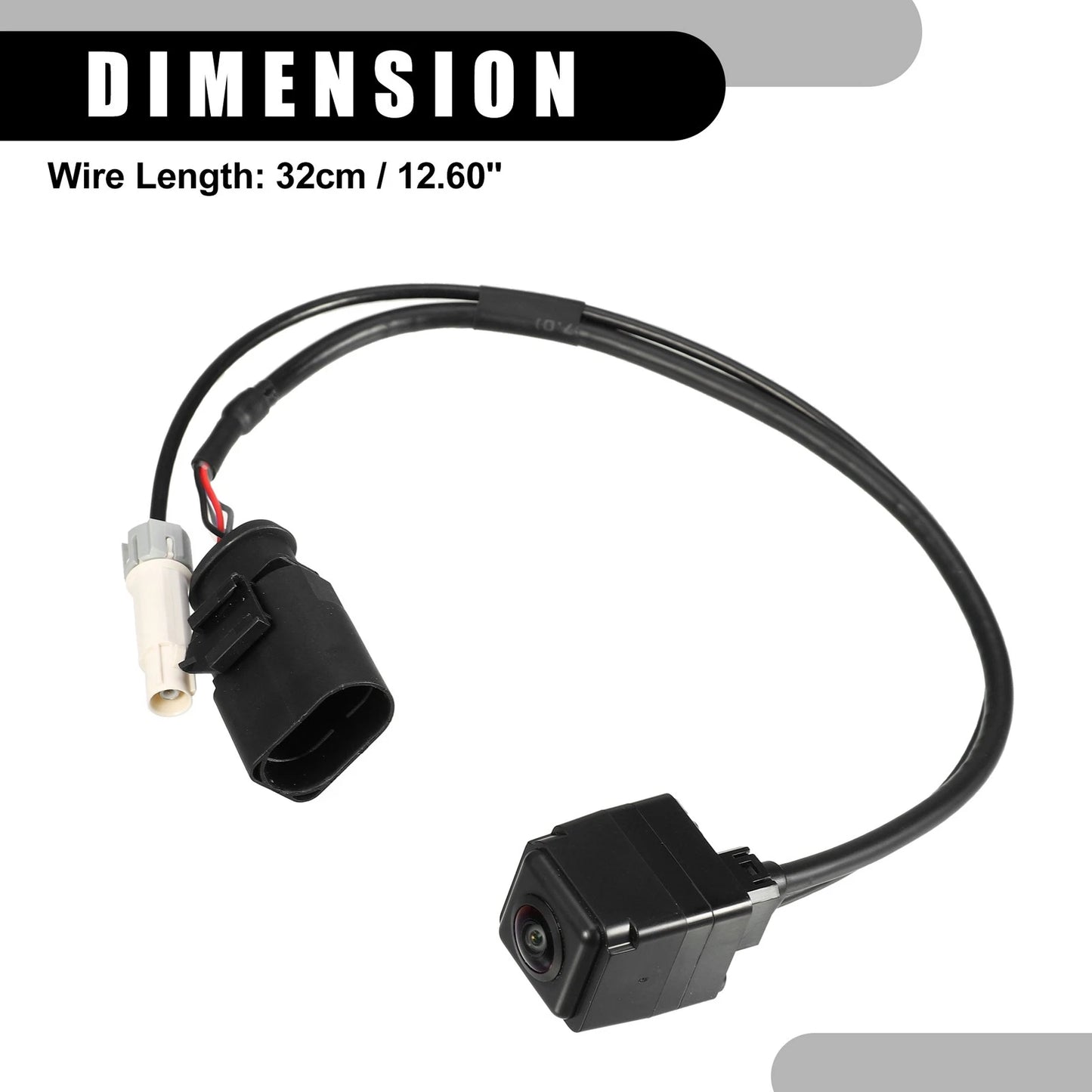 Rear View Back Up Camera Black for Porsche Macan (2015-2020)