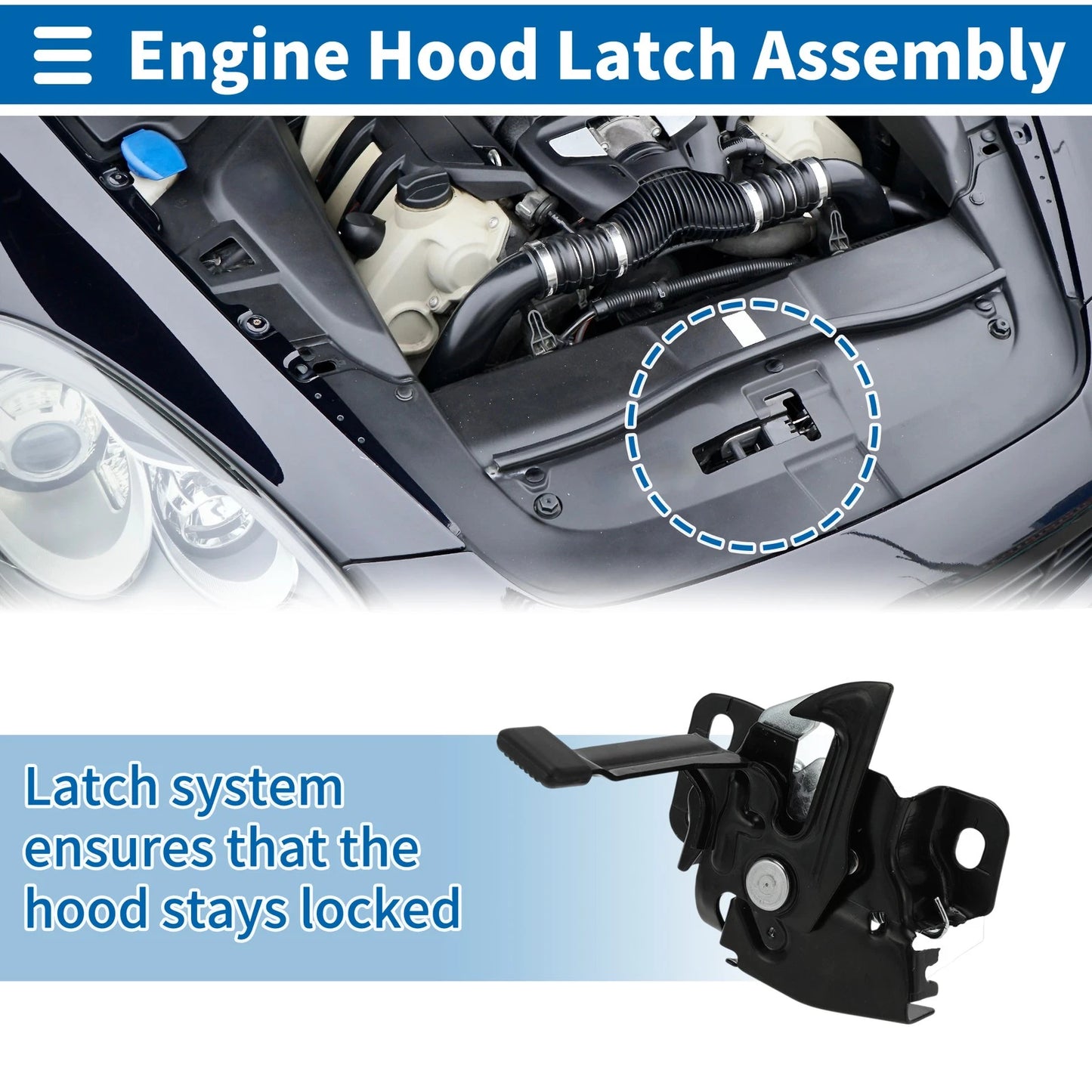 Hood Latch Assembly for Honda Civic (2006-2011)