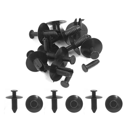 10 x 6mm Push-in Rivet Retainer Fasteners for BMW Bumper Clips