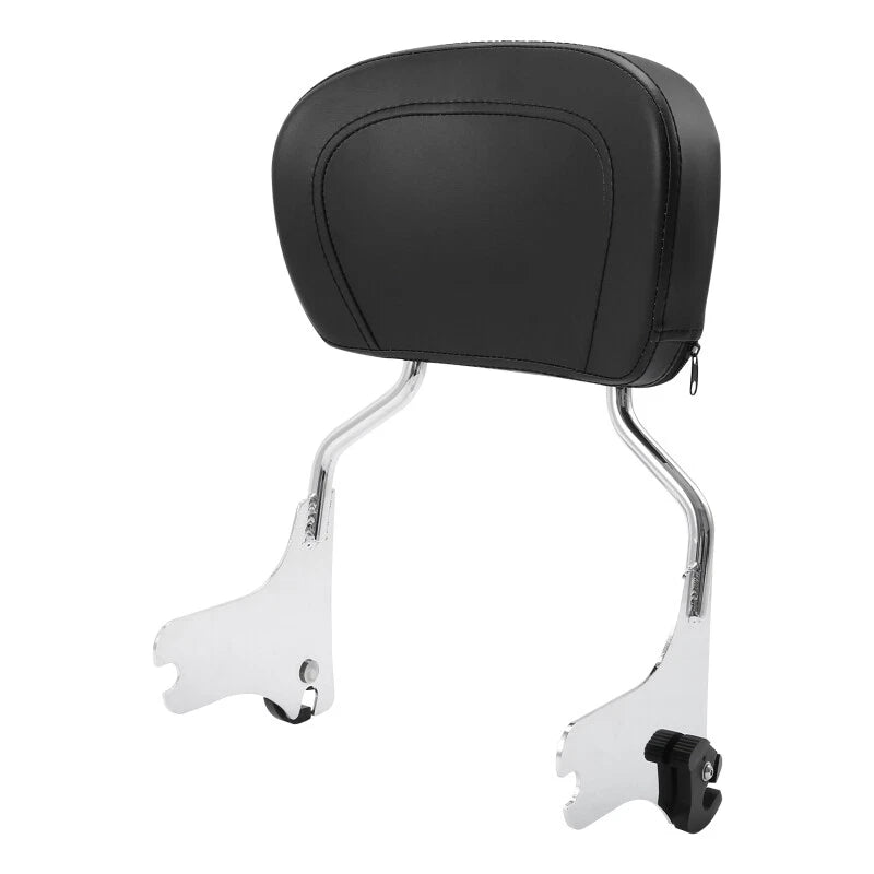 Chrome Backrest Pad Sissy Bar for Harley Road King Glide (1997-2008)