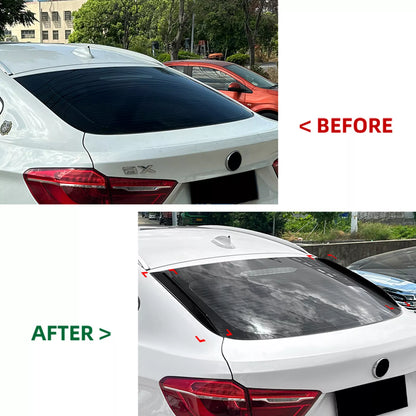 Rear Window Side Spoiler Lip for BMW X6 F16 (2015-2019)