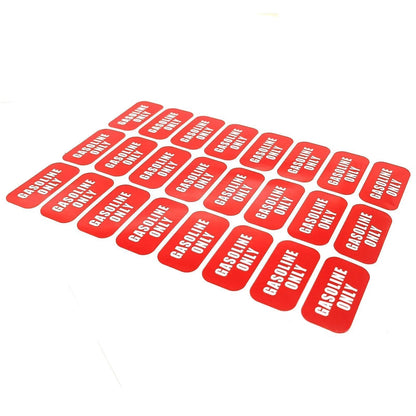 Gasoline Only Fuel Caution Warning Decal for All Boats & PWC 1"x2"