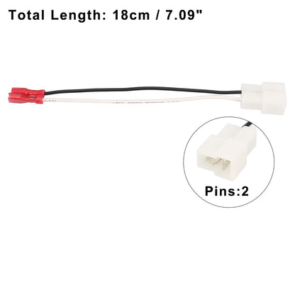 2 x Car Speaker Connector Harness Adapter for Toyota Pickup (1984–1988)