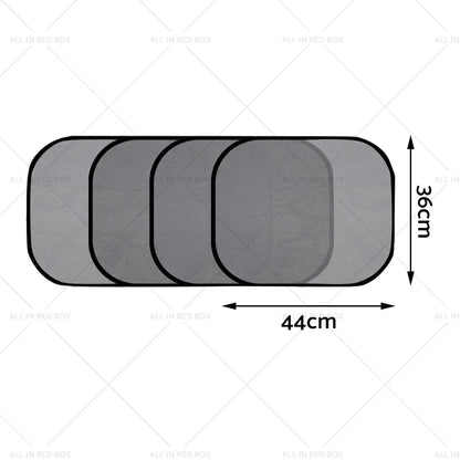 4 x Car Side Window Sun Shade Mesh Cover