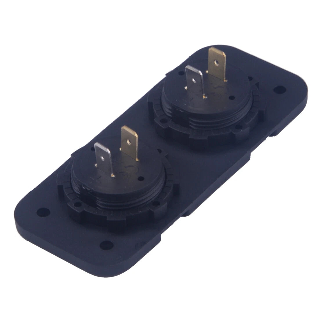 Dual LED Volt Meter for Car Motorcycle Boat DC 12-24V