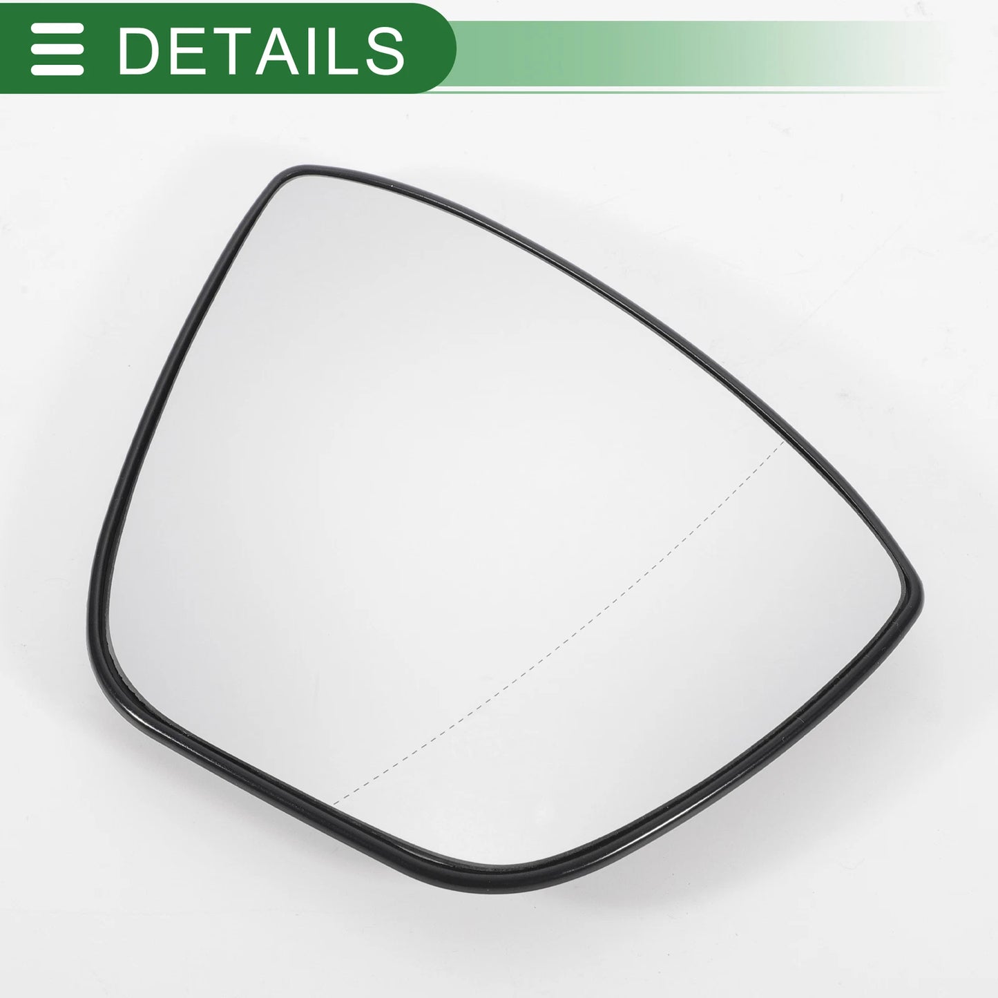 Right Side White Heated Mirror Glass for Ford Ka (2016-2021)
