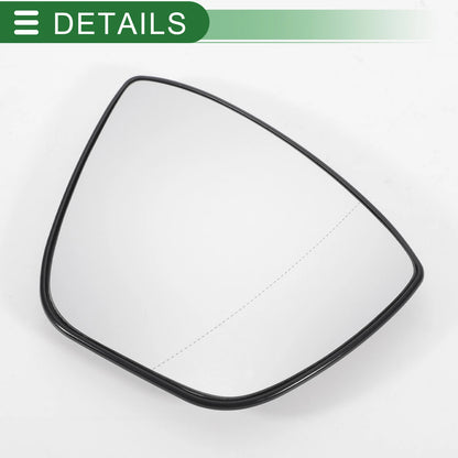 Right Side White Heated Mirror Glass for Ford Ka (2016-2021)