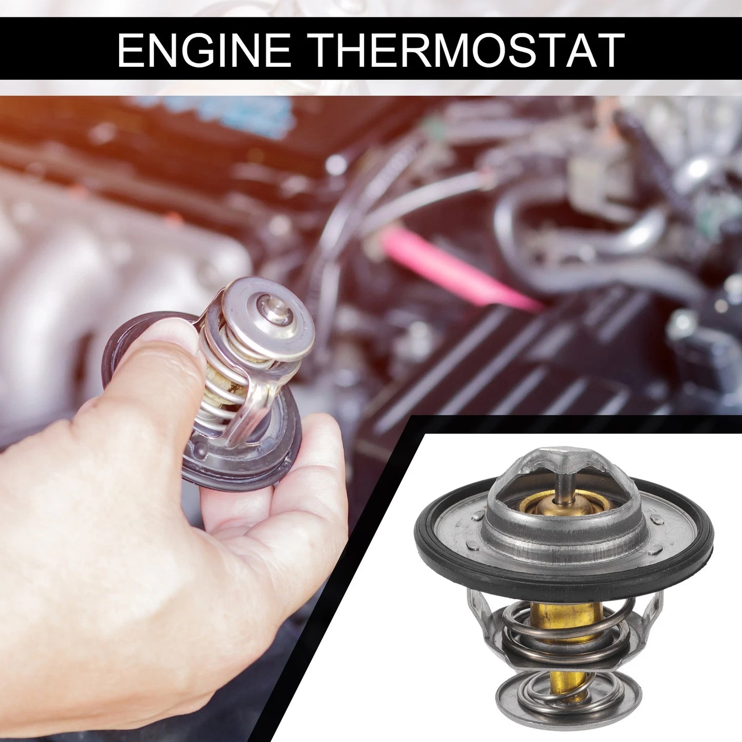 Engine Coolant Thermostat 1 Pcs for Toyota Corolla (1983–2000)