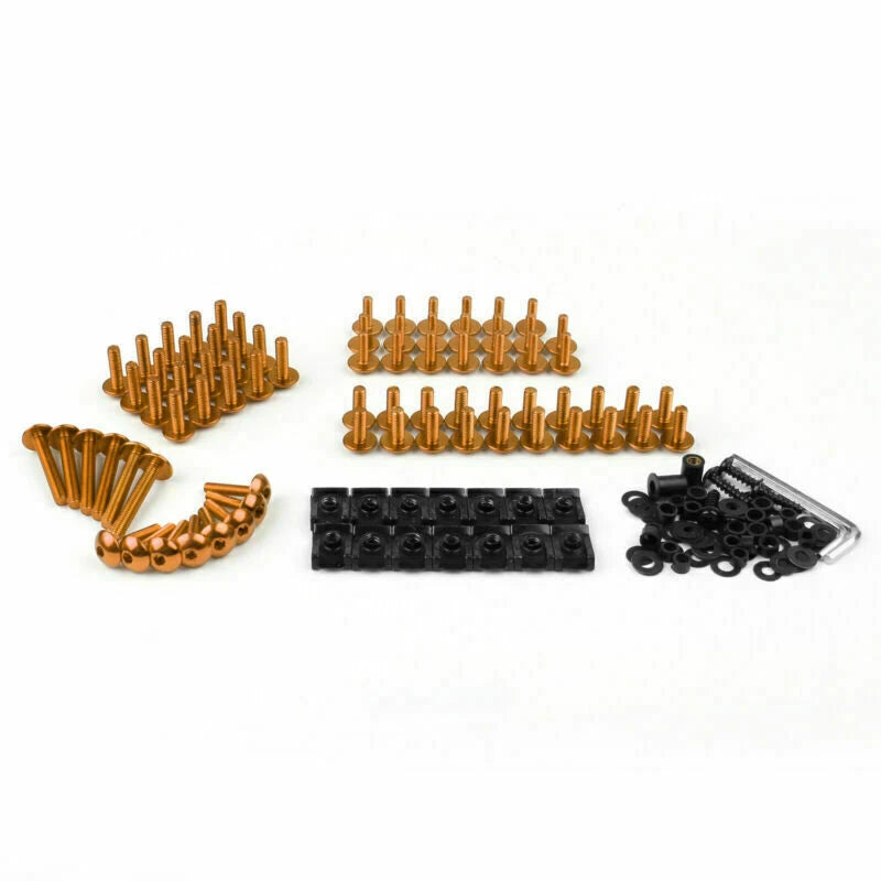 Fairing Bolts Kit Gold for Universal Japanese Sport Bike