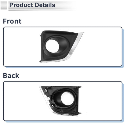 1 Pc Front Right Fog Light Grill for Toyota Corolla (2014-2017)