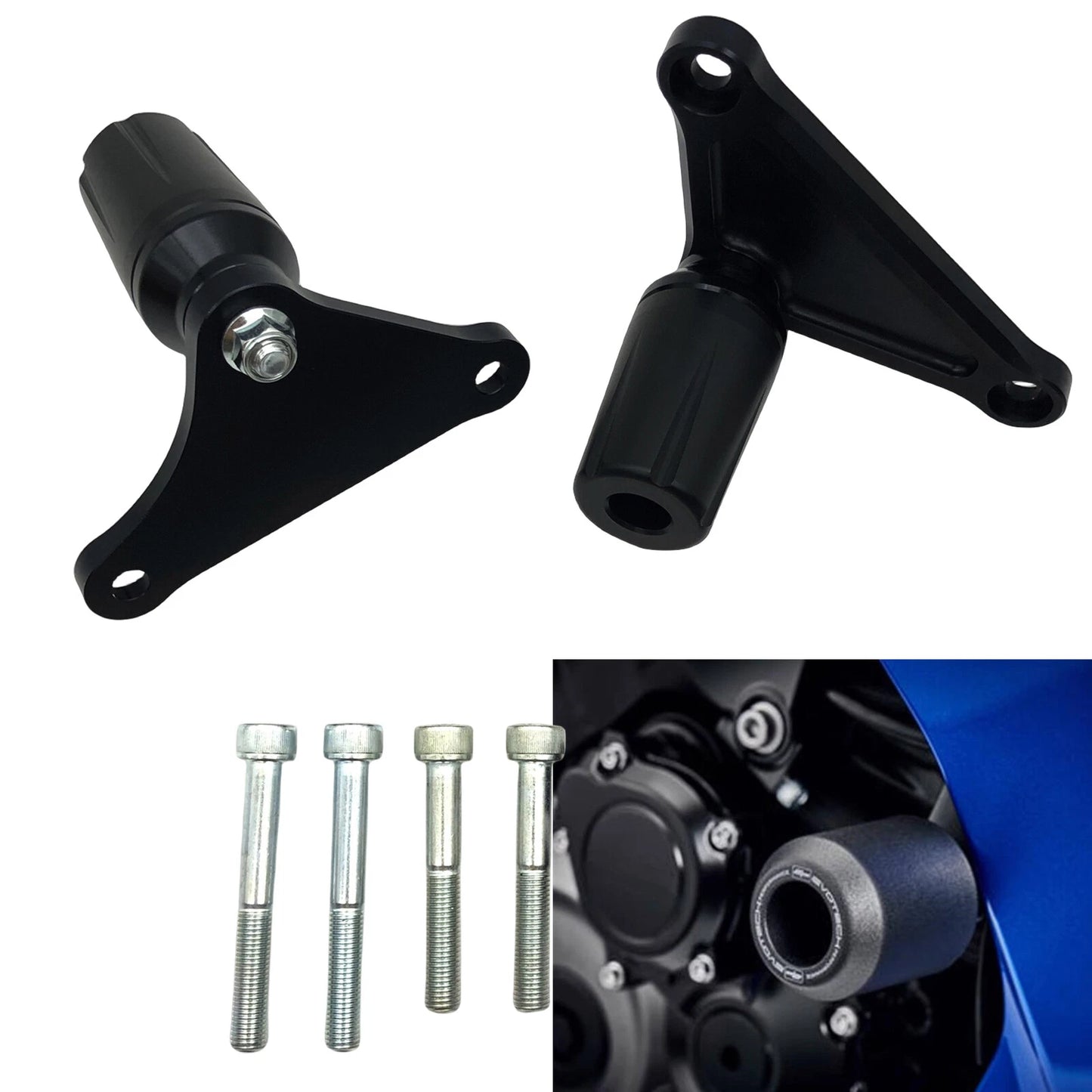 Frame Sliders Crash Protectors for SUZUKI KATANA (2019-2022)