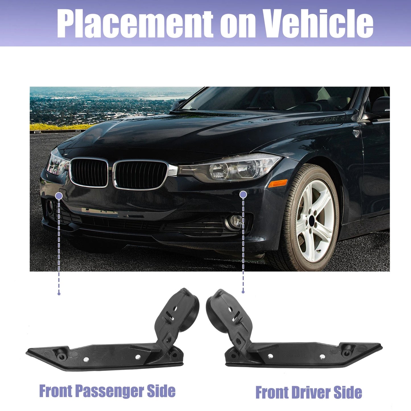 Bumper Mounting Support Bracket for BMW 325i