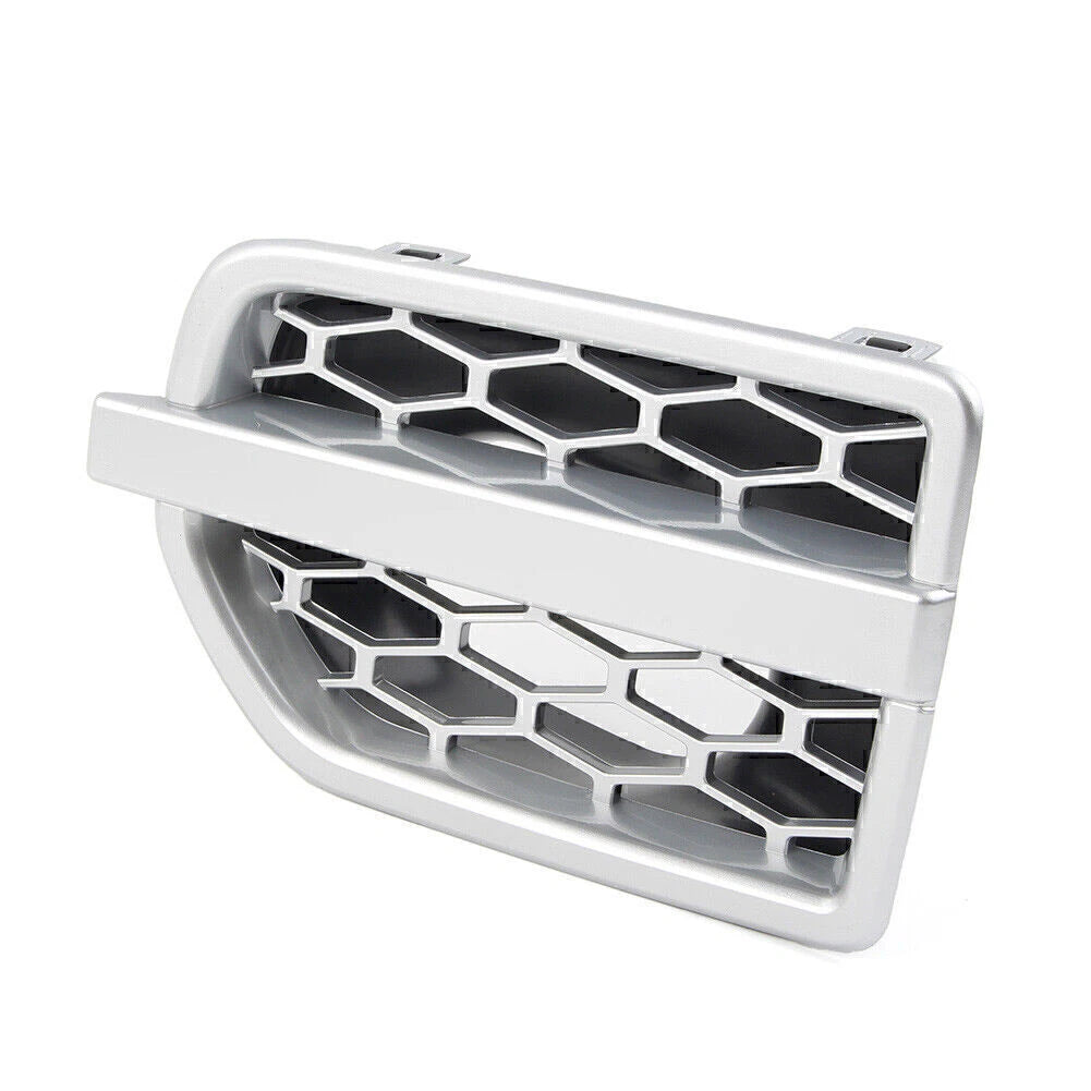 Silver Left Front Grille Air Intake Vent for Land Rover LR4 (2010-2016)