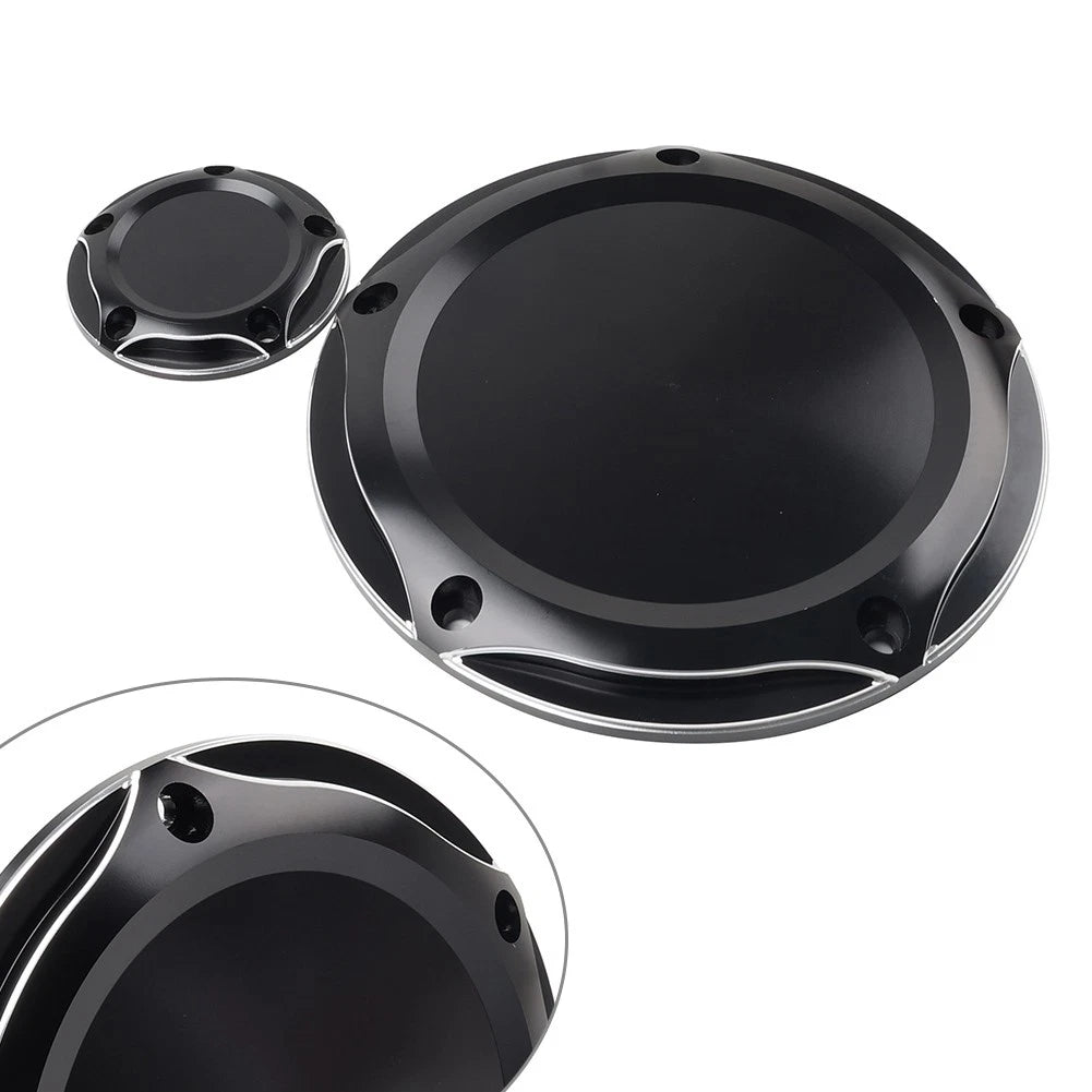 CNC Aluminum Derby Points Cover for Harley Touring FLHT FLHR Softail FLST