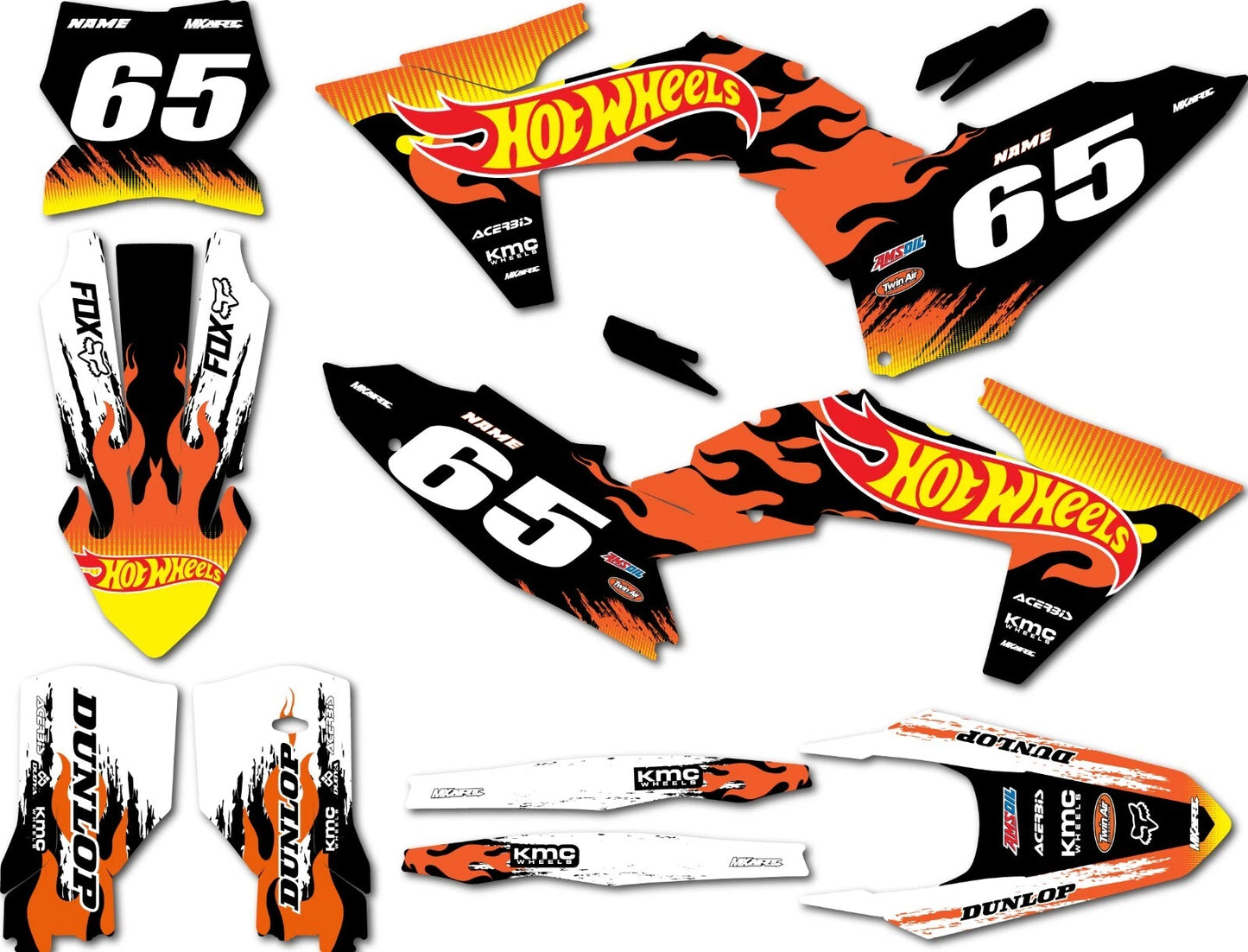 BLAZE Style Decal Kit for KTM SX 125 (2023)