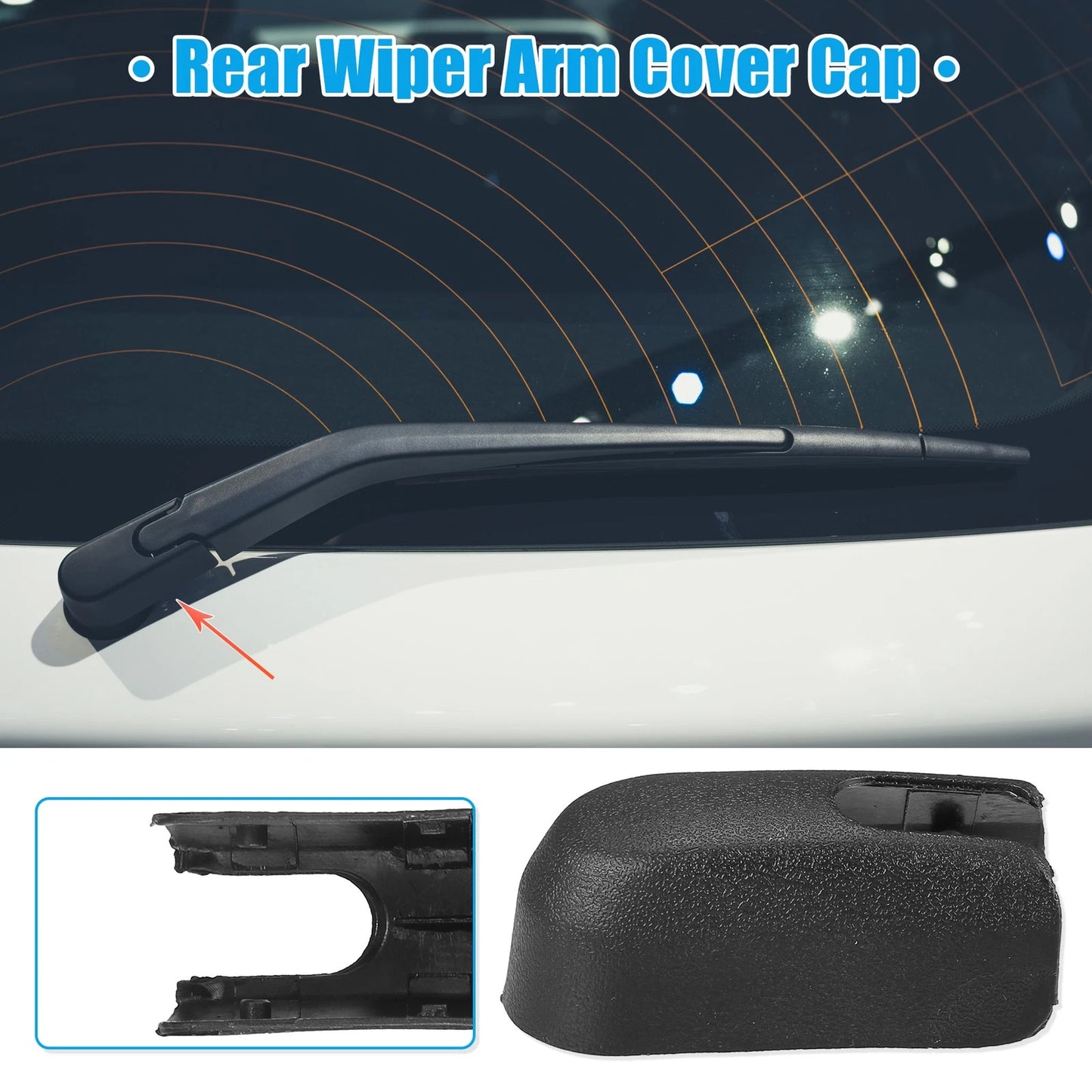Rear Windshield Wiper Arm Nut Cover for Hyundai Accent (2011-2015)