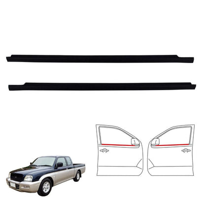 Weatherstrip Door Belt Outer FL+FR Fits Mitsubishi Strada Triton w Cab 96-05 D10