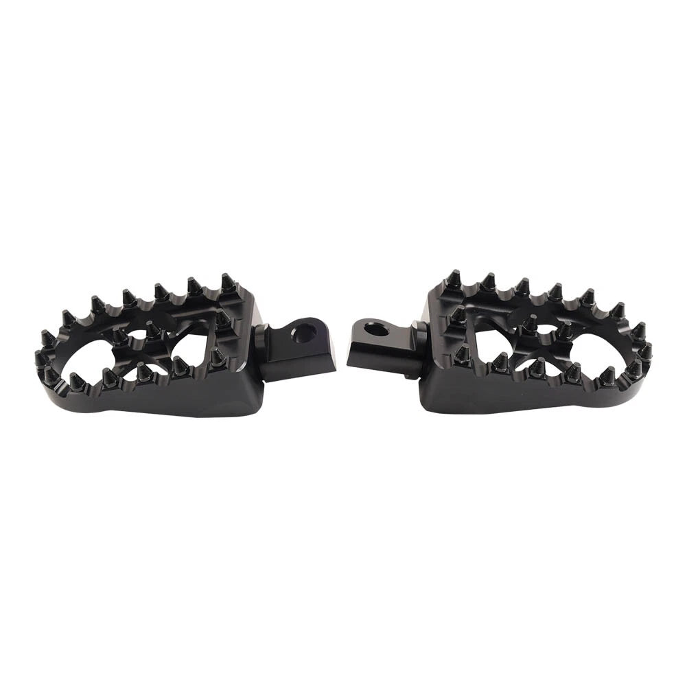 CNC Wide Fat Foot Pegs for Harley Dyna, Sportster, Fatboy