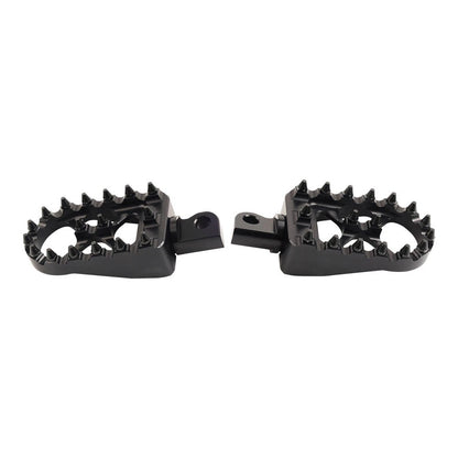 CNC Wide Fat Foot Pegs for Harley Dyna, Sportster, Fatboy