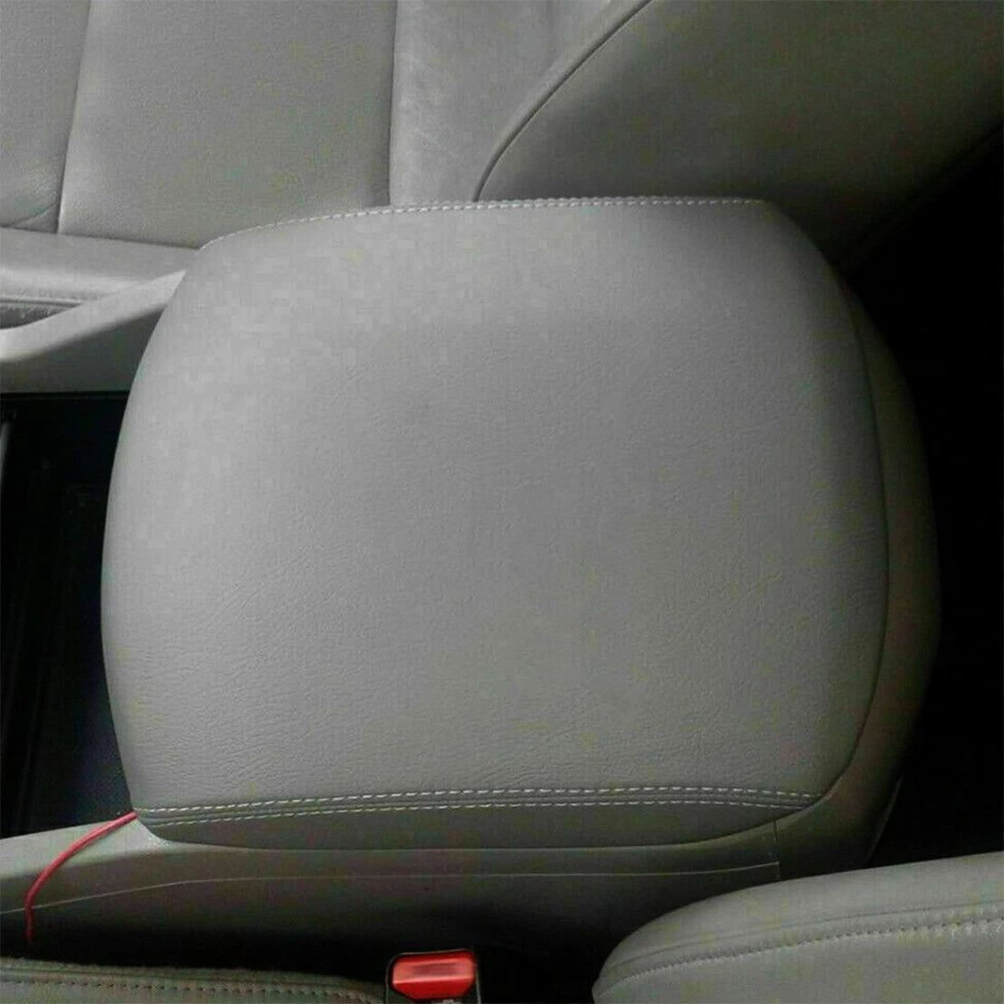 Gray Center Console Lid Armrest Cover Trim for Honda Pilot (2003-2015)