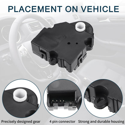 2 x HVAC Heater Blend Door Control Actuator for Jeep Patriot (2007-2012)