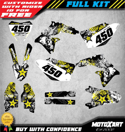 Custom Graphics Full Kit for Suzuki RMX 450 Z (2010-2018) GRAFFITI STYLE Decals