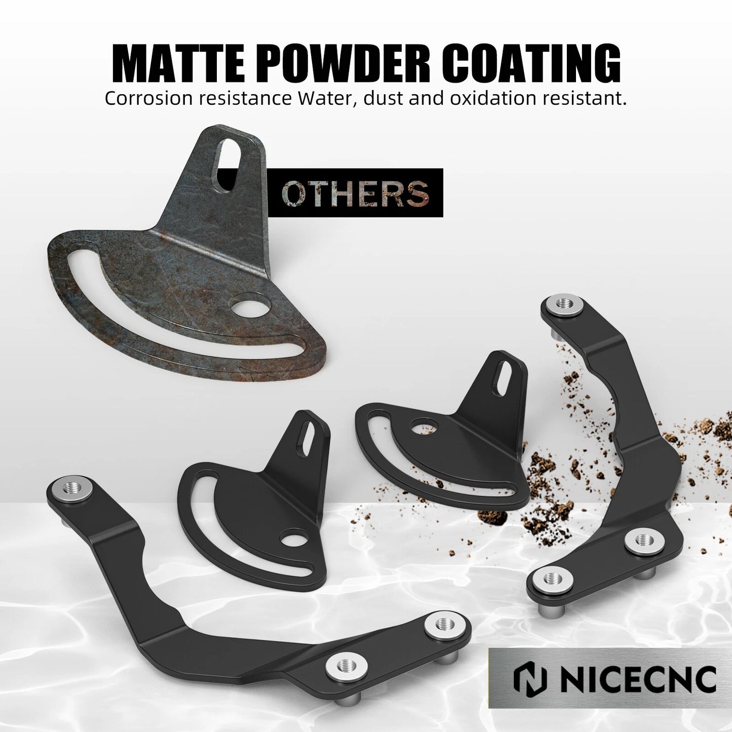 Windscreen Stabilizer Mount for BMW R1200GS (2013-2019) R1200GS Adv (2014-2019)