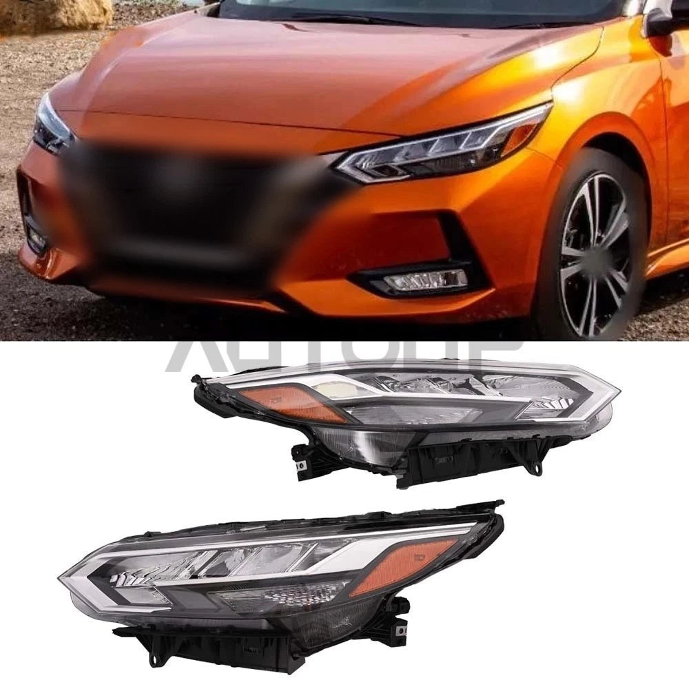 2 x Pair LED Headlight Lamps for Nissan Sentra SR (2020–2022)