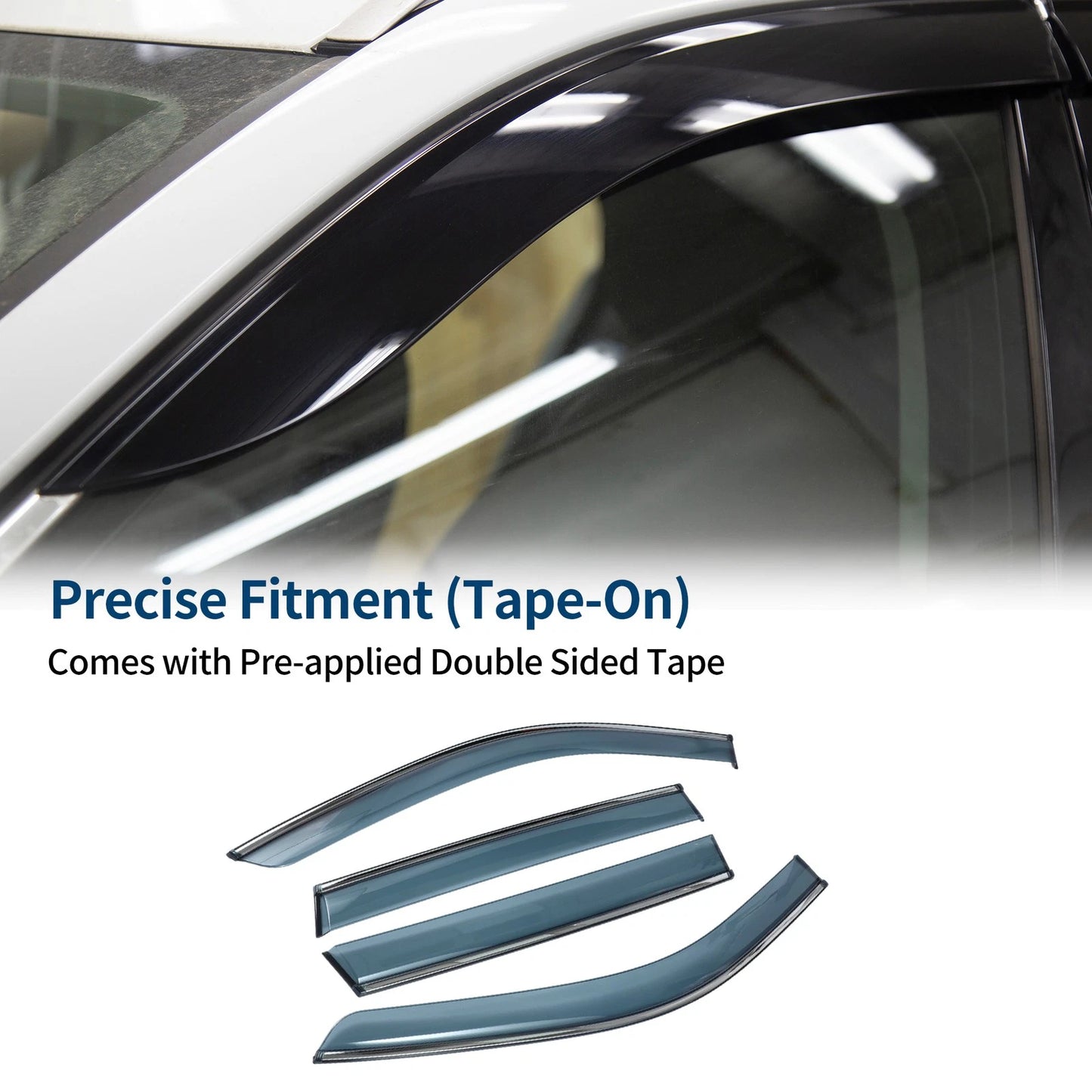 Car Window Deflectors for Honda CR-V Side Window Vent Visors (2023-2024)