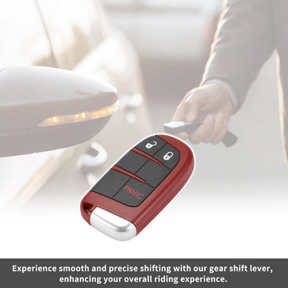 Key fob Shell Case for Dodge Charger (2018) Black Red
