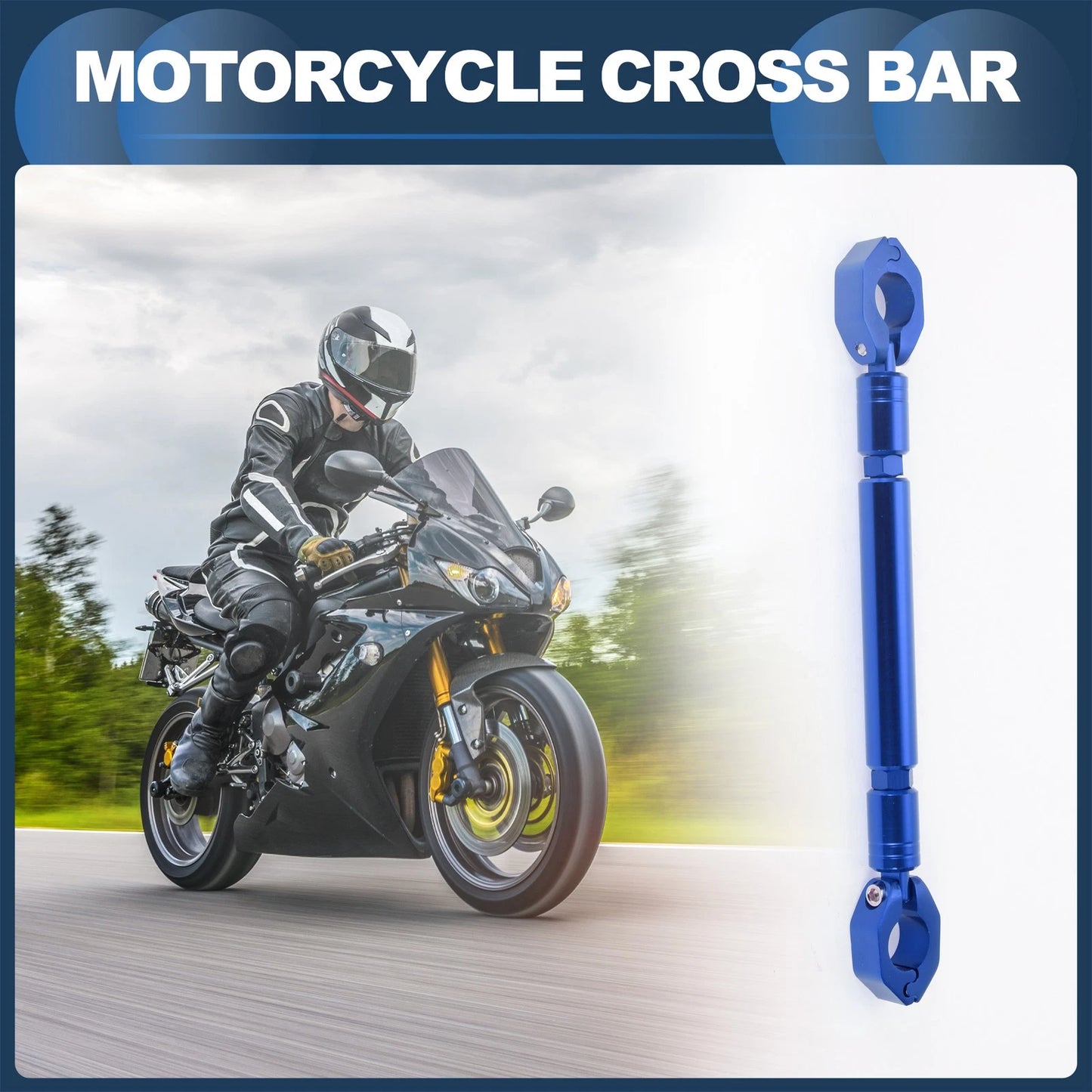 Motorcycle Cross Bar / 31cm / Handlebars 1set for Motorcycle